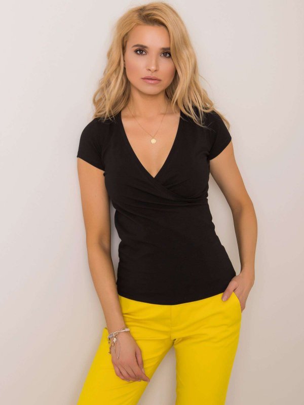 T-shirt-RV-TS-5636.03X-czarny rozmiar - S