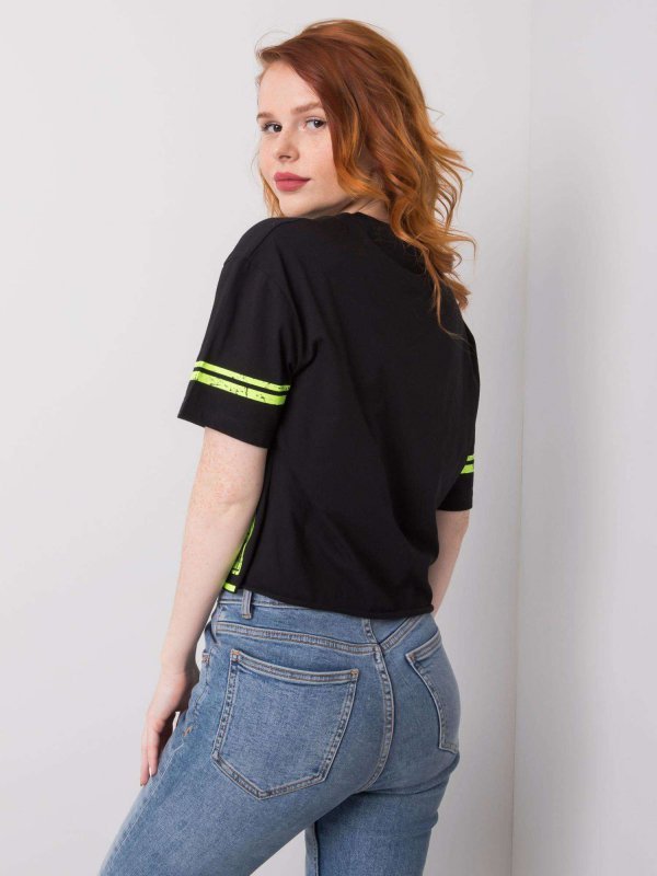 T-shirt-HB-TS-3043.51P-czarny rozmiar - S