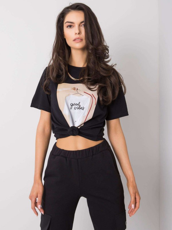 T-shirt-PM-TS-SS21CA25.74P-czarny rozmiar - M