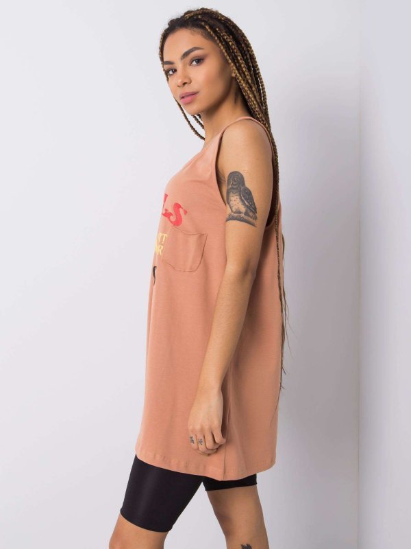 Top-FA-TP-6871.78P-camelowy rozmiar - ONE SIZE