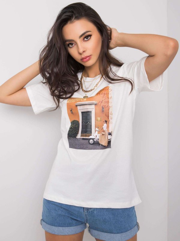T-shirt-PM-TS-SS21CA61.69-biały rozmiar - M