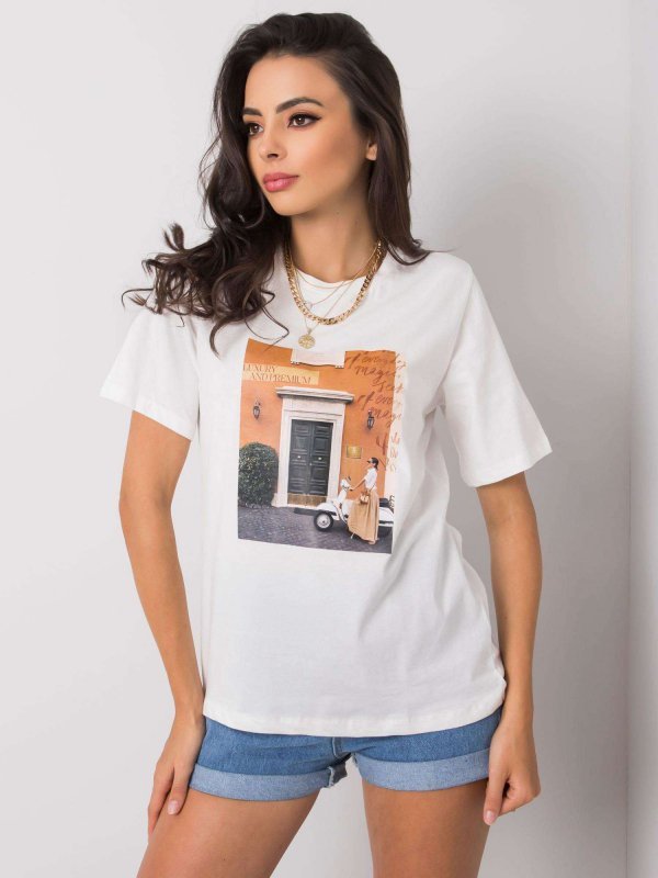 T-shirt-PM-TS-SS21CA61.69-biały rozmiar - M