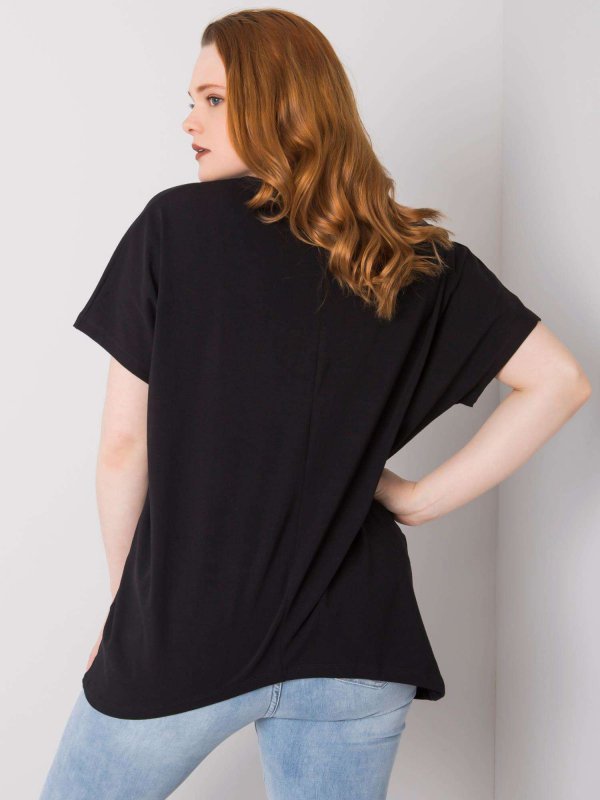 T-shirt-157-TS-4380.89-czarny rozmiar - S