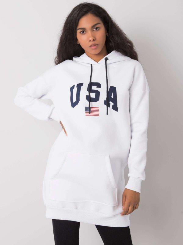 Bluza-RV-BL-6676.67-biały rozmiar - L