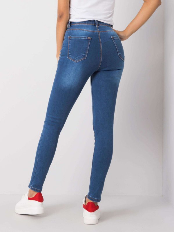 Spodnie jeans-319-SP-743.44-ciemny niebieski rozmiar - 26