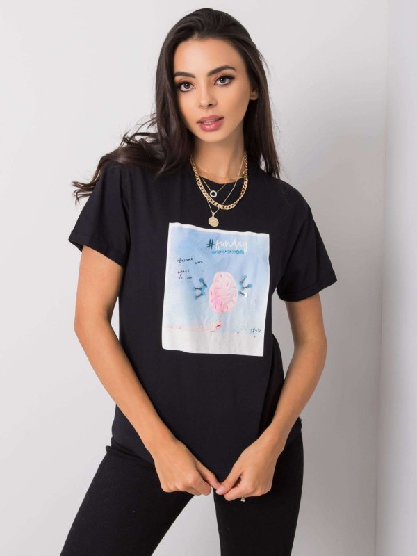 T-shirt-PM-TS-SS21CA59.01P-czarny rozmiar - L