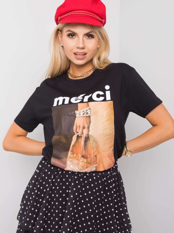 T-shirt-HB-TS-3024.40P-czarny rozmiar - L