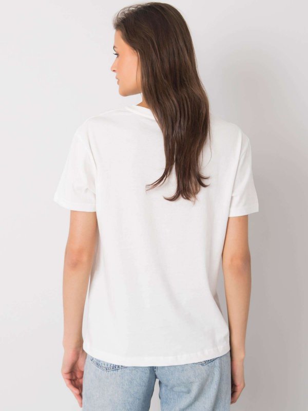 T-shirt-PM-TS-SS21CA82.16-ecru rozmiar - M