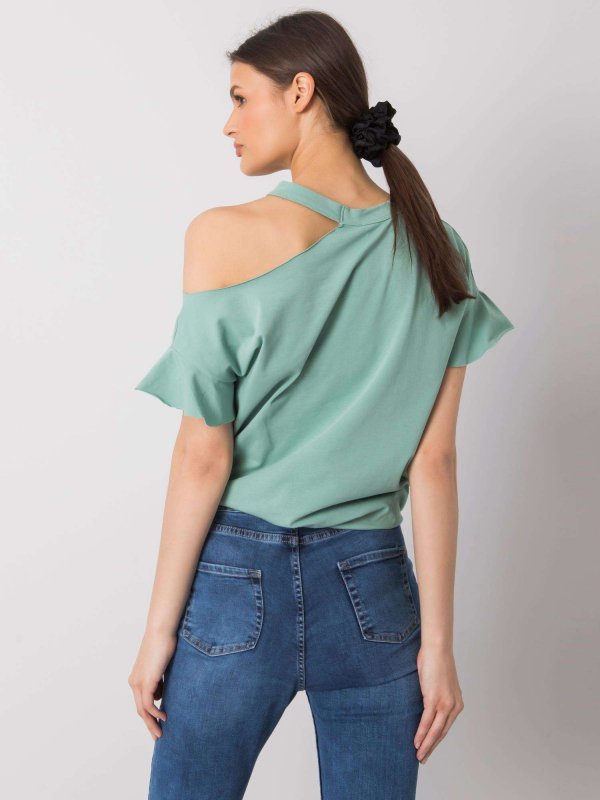 Bluzka-FA-BZ-6946.93P-pistacjowy rozmiar - ONE SIZE