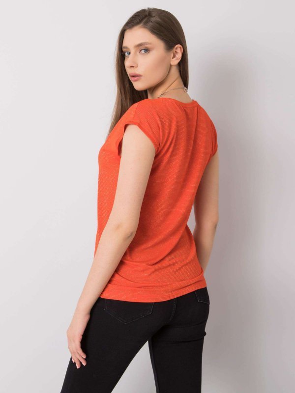T-shirt-37-TS-190221.90-ciemny pomarańczowy rozmiar - L