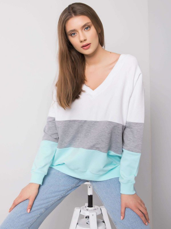 Bluza-RV-BL-5972.07-biało-szary rozmiar - L/XL