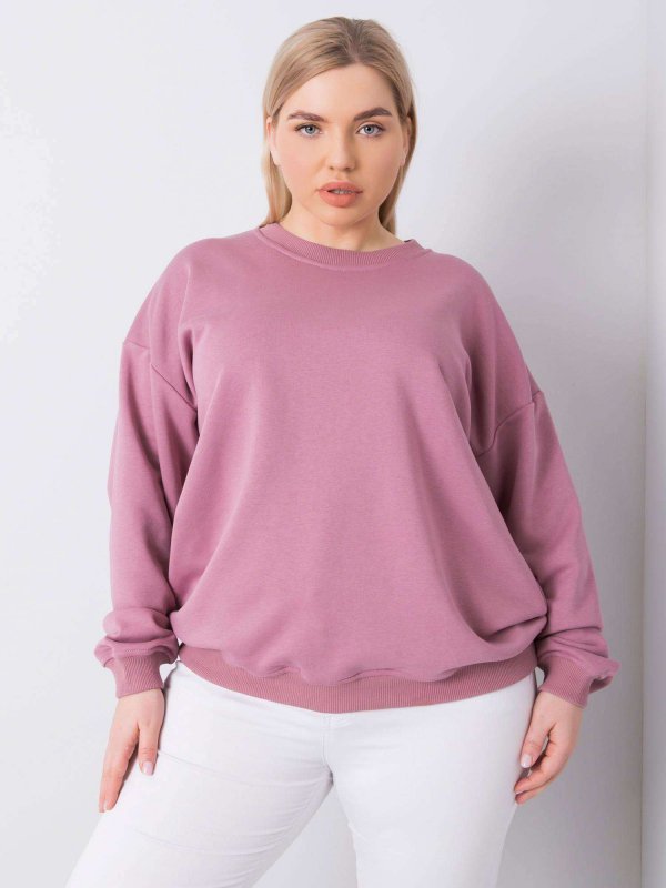 Bluza-RV-BL-6316.16X-ciemny różowy rozmiar - 2XL