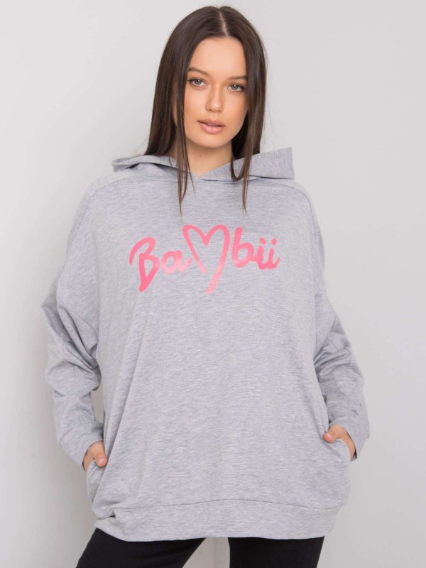Bluza-FA-BL-7045.66P-szary rozmiar - ONE SIZE