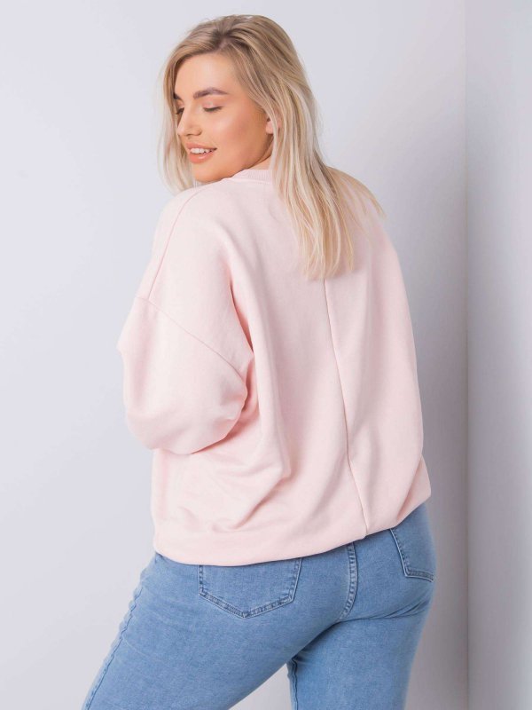 Bluza-RV-BL-6316.16X-jasny różowy rozmiar - 2XL
