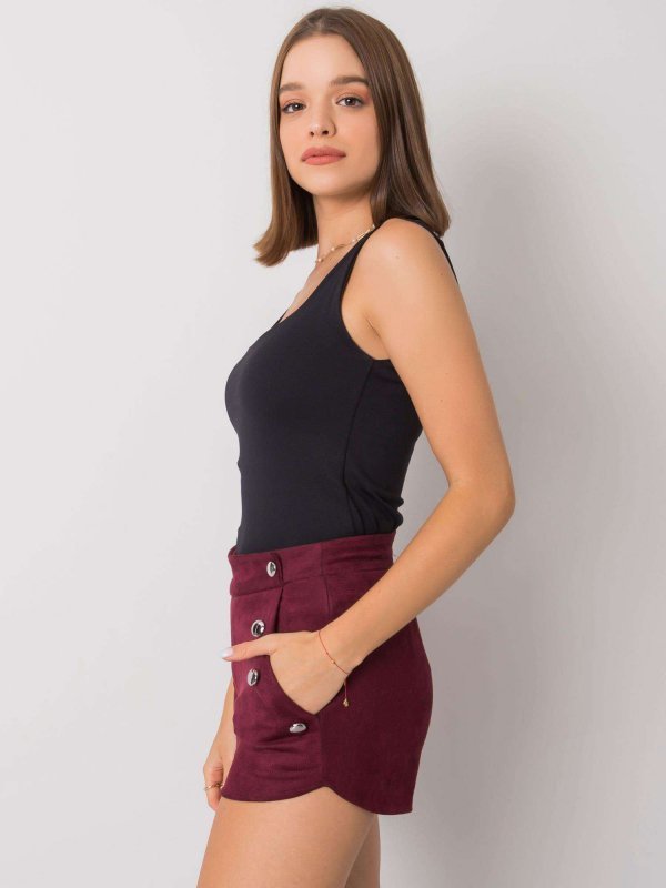 Szorty-CHA-SN-1257.89P-bordowy rozmiar - L/XL