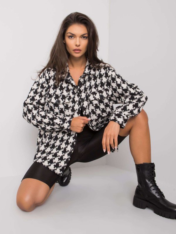 Koszula-EM-KS-178.34-biało-czarny rozmiar - L/XL