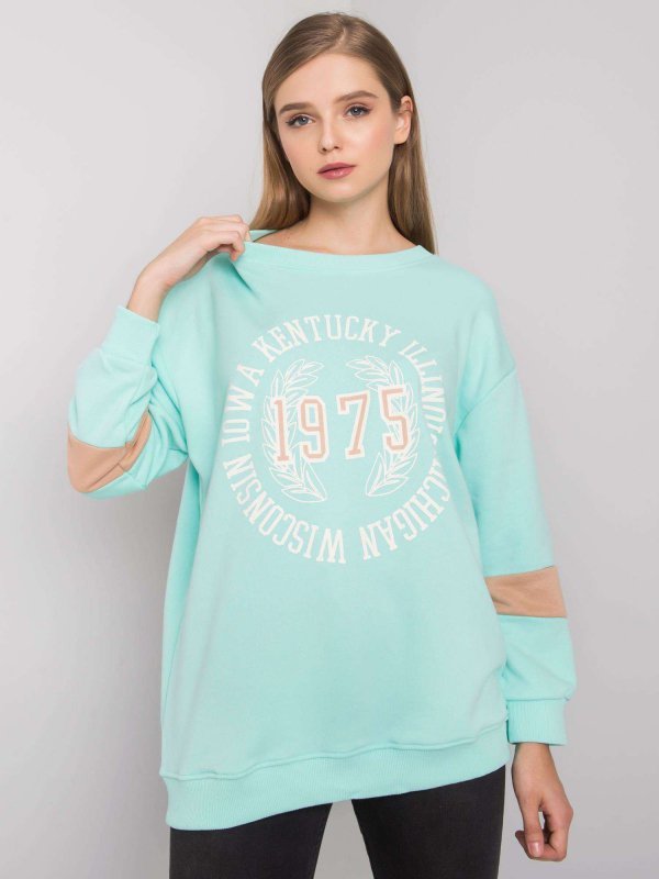 Bluza-FA-BL-7231.33X-mietowy rozmiar - ONE SIZE