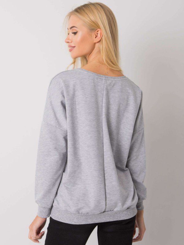 Bluza-RV-BL-0192.55P-szary rozmiar - ONE SIZE