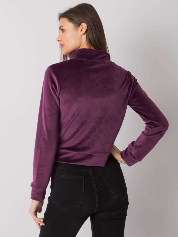 Bluza-RV-BL-7303.98P-ciemny fioletowy rozmiar - S/M