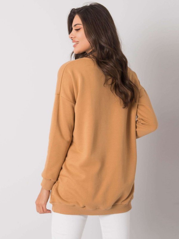 Bluza-RV-BL-7202.32P-camelowy rozmiar - S/M