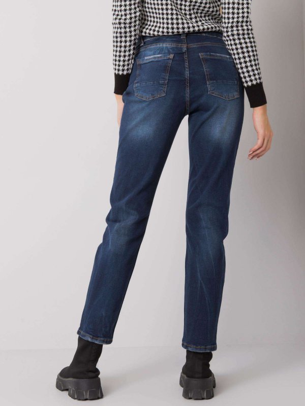 Spodnie jeans-MT-SP-1210-2.49P-ciemny niebieski rozmiar - 26