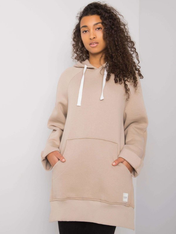 Bluza-RV-BL-7371.00P-beżowy rozmiar - L/XL