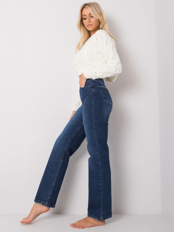 Spodnie jeans-MR-SP-351.72P-granatowy rozmiar - 25
