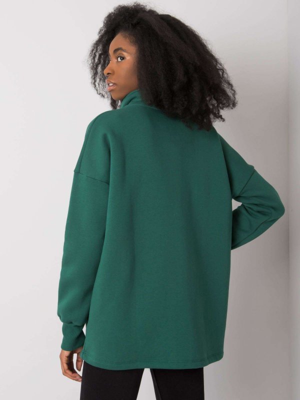 Bluza-RV-BL-7308.49-ciemny zielony rozmiar - S/M