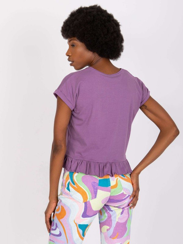 T-shirt-TW-TS-1053.21X-fioletowy rozmiar - 2XL
