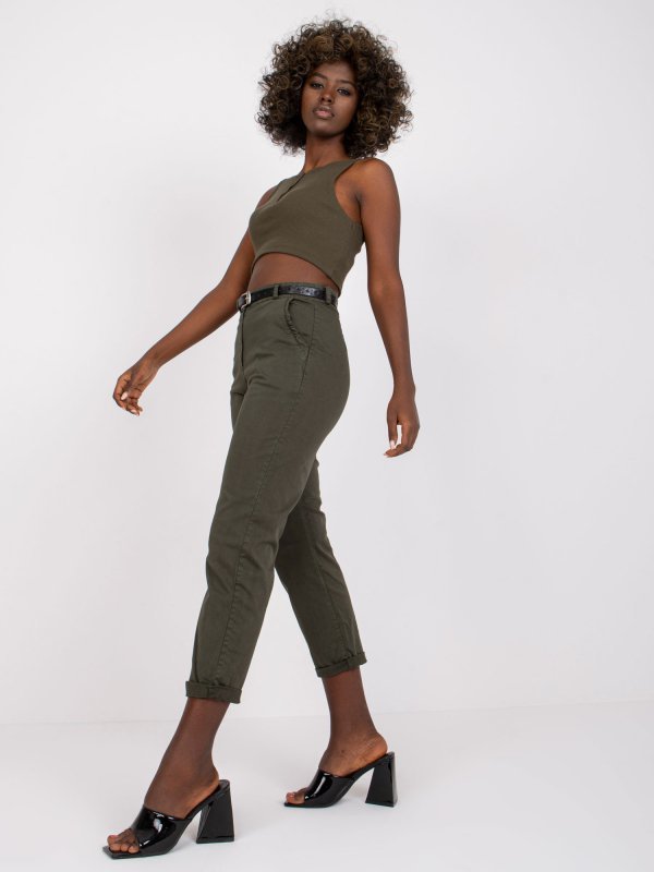 Spodnie-DHJ-SP-3507.39P-khaki rozmiar - S