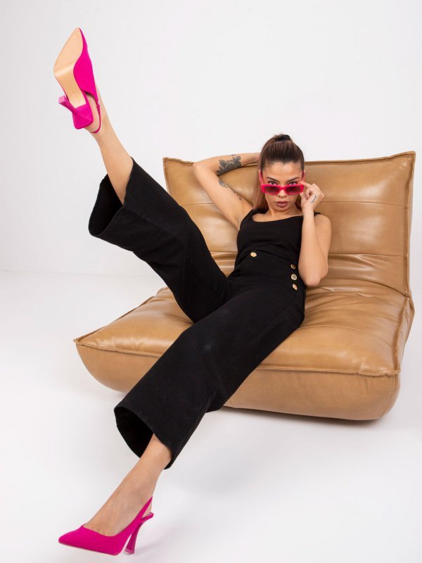 Spodnie jeans-RO-SP-PNT-N04.34-czarny rozmiar - 40