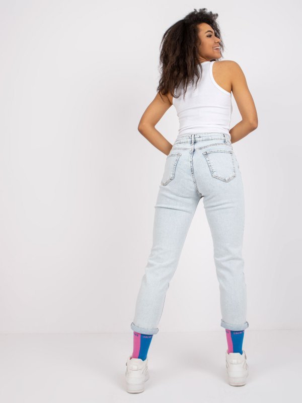 Spodnie jeans-MR-SP-251-1.95-jasny niebieski rozmiar - 29