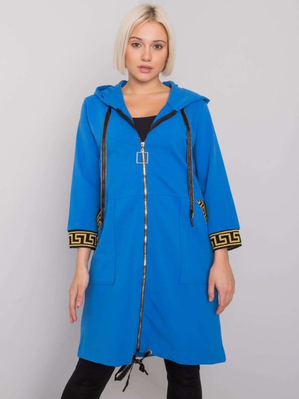 Bluza-RV-BL-6792.02P-ciemny niebieski rozmiar - S/M