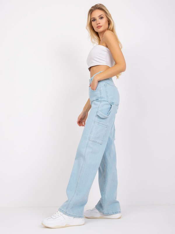 Spodnie jeans-MR-SP-356.42P-jasny niebieski rozmiar - 25