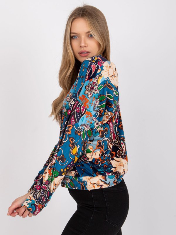 Bluzka-DHJ-BZ-6550-3.14P-ciemny niebieski rozmiar - ONE SIZE