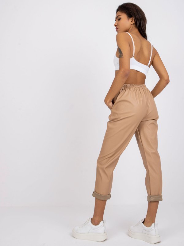 Spodnie-DHJ-SP-5058.35P-beżowy rozmiar - 2XL