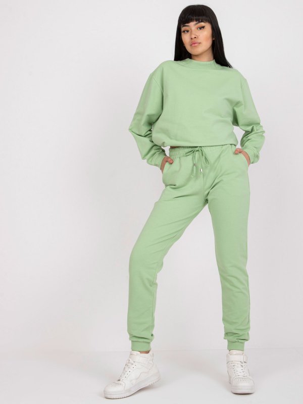 Spodnie dresowe-AP-DR-A-003-pistacjowy rozmiar - L