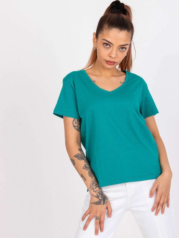 T-shirt-TW-TS-1002.28X-ciemny zielony rozmiar - L