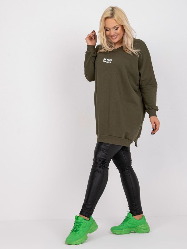 Tunika-RV-TU-7278.81P-khaki rozmiar - ONE SIZE