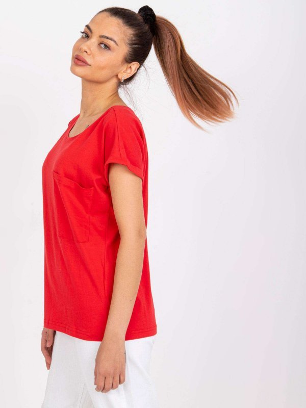 T-shirt-TW-TS-1001.30X-czerwony rozmiar - S