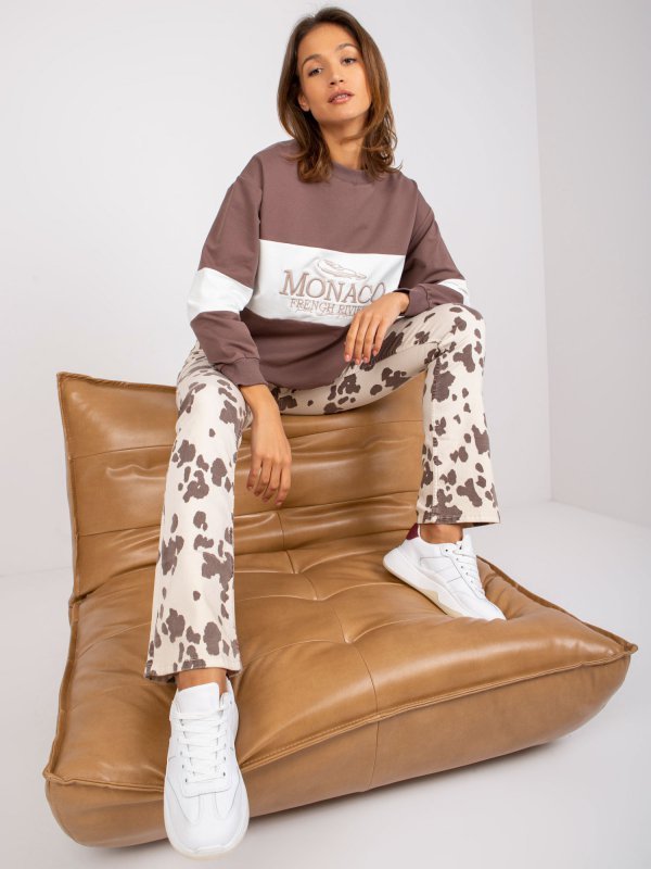 Bluza-FA-BL-7629.19P-brązowy rozmiar - ONE SIZE