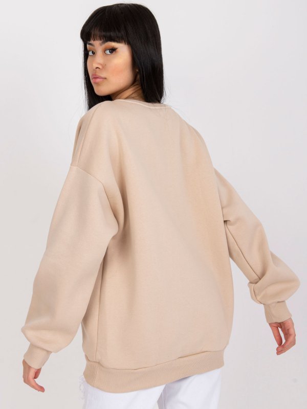 Bluza-EM-BL-617/G.11-beżowy rozmiar - ONE SIZE