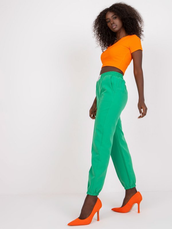 Spodnie-DHJ-SP-15832.64-zielony rozmiar - 2XL