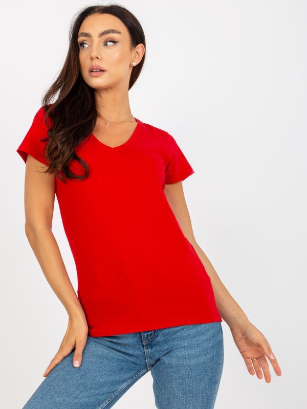 T-shirt-B-012.79P-czerwony rozmiar - M