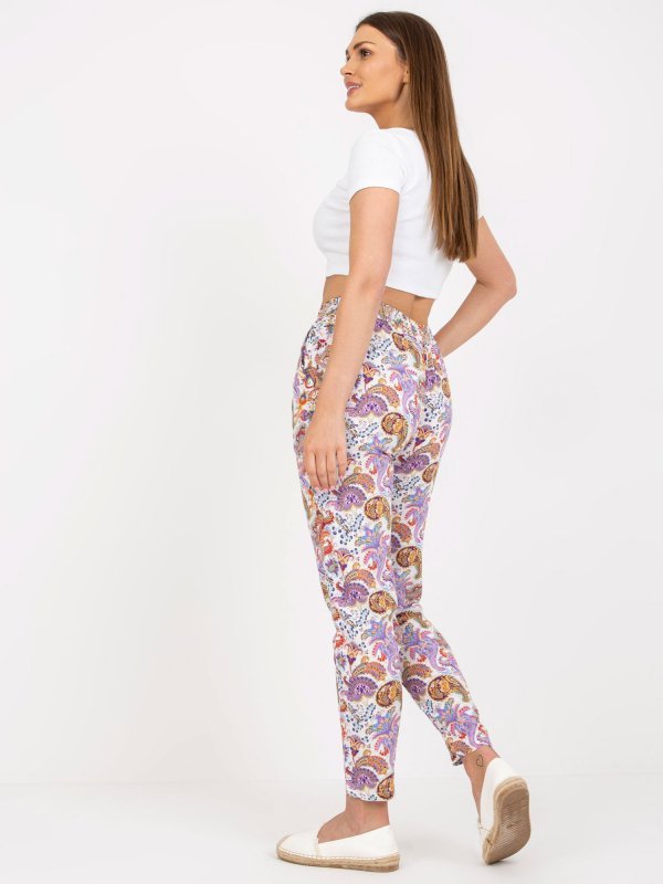 Spodnie-D73771M61869M-jasny fioletowy rozmiar - XL