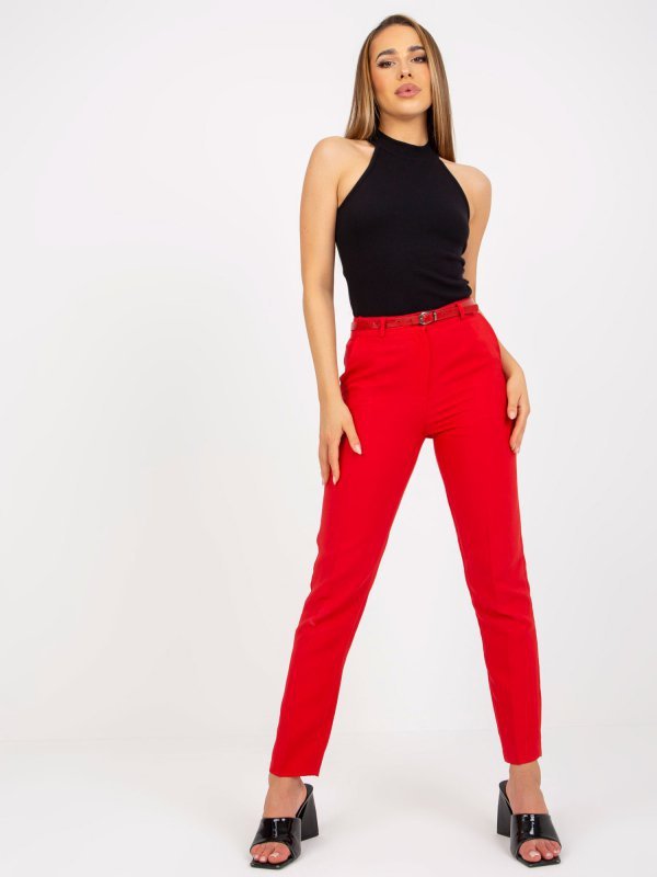 Spodnie-BR-SP-102.57-czerwony rozmiar - 34