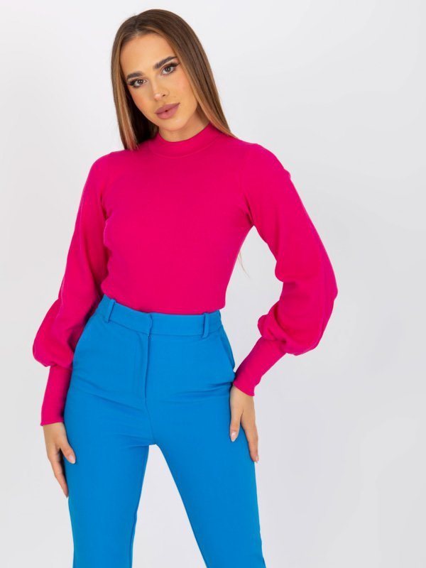 Bluzka-RV-BZ-5223.15-fuksjowy rozmiar - XL
