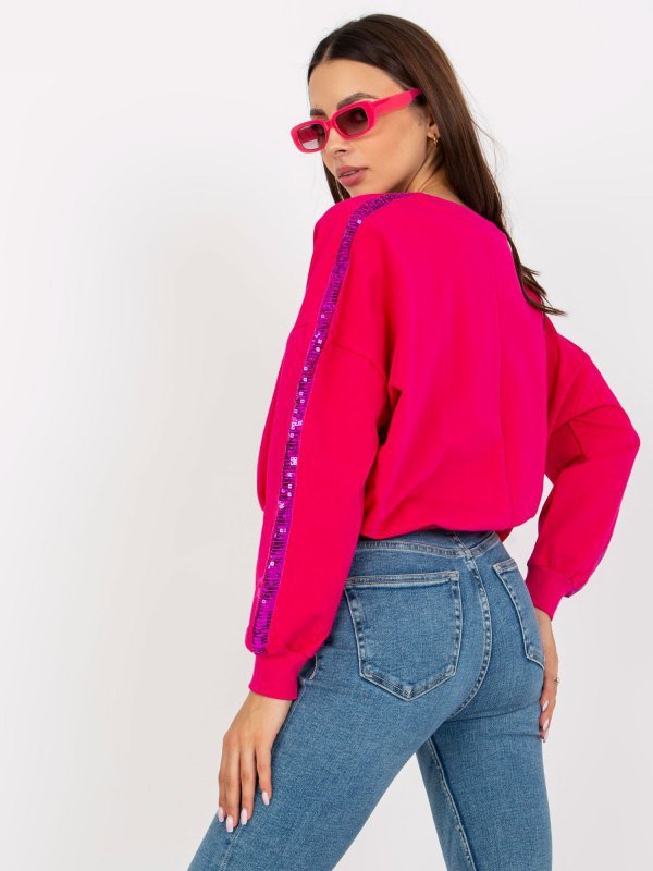 Bluza-RV-BL-8067.88-fuksjowy rozmiar - S/M