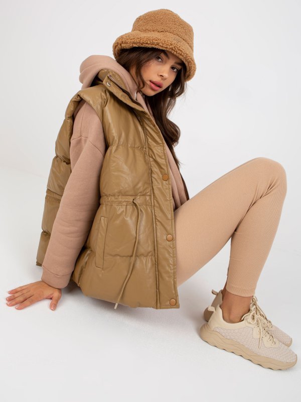 Kamizelka-AI-KZ-MC364.94-camelowy rozmiar - M/L