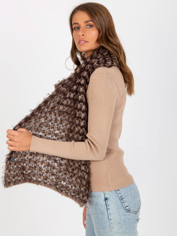 Szalik-AT-SZ-3710.88-ciemny bezowy rozmiar - ONE SIZE